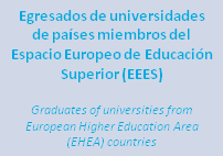 Graduates from universities of member countries of the European Higher Education Area (EHEA)